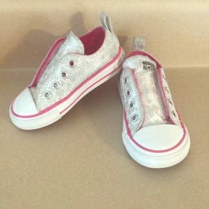 Size toddler 6 sparkle silver converse